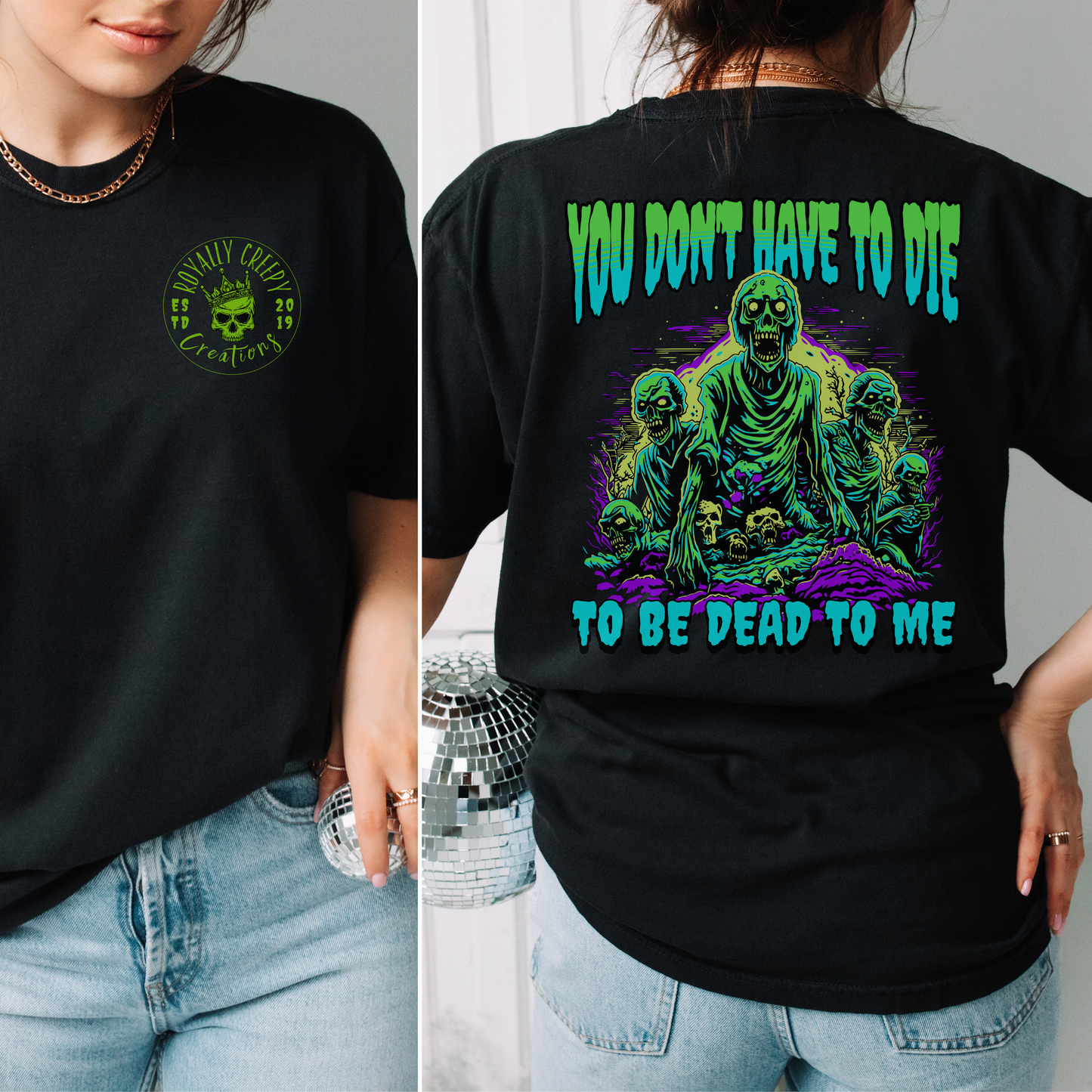 Dead To Me Back Tee