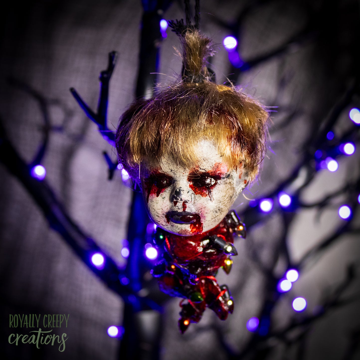 Creep Head Ornament #234