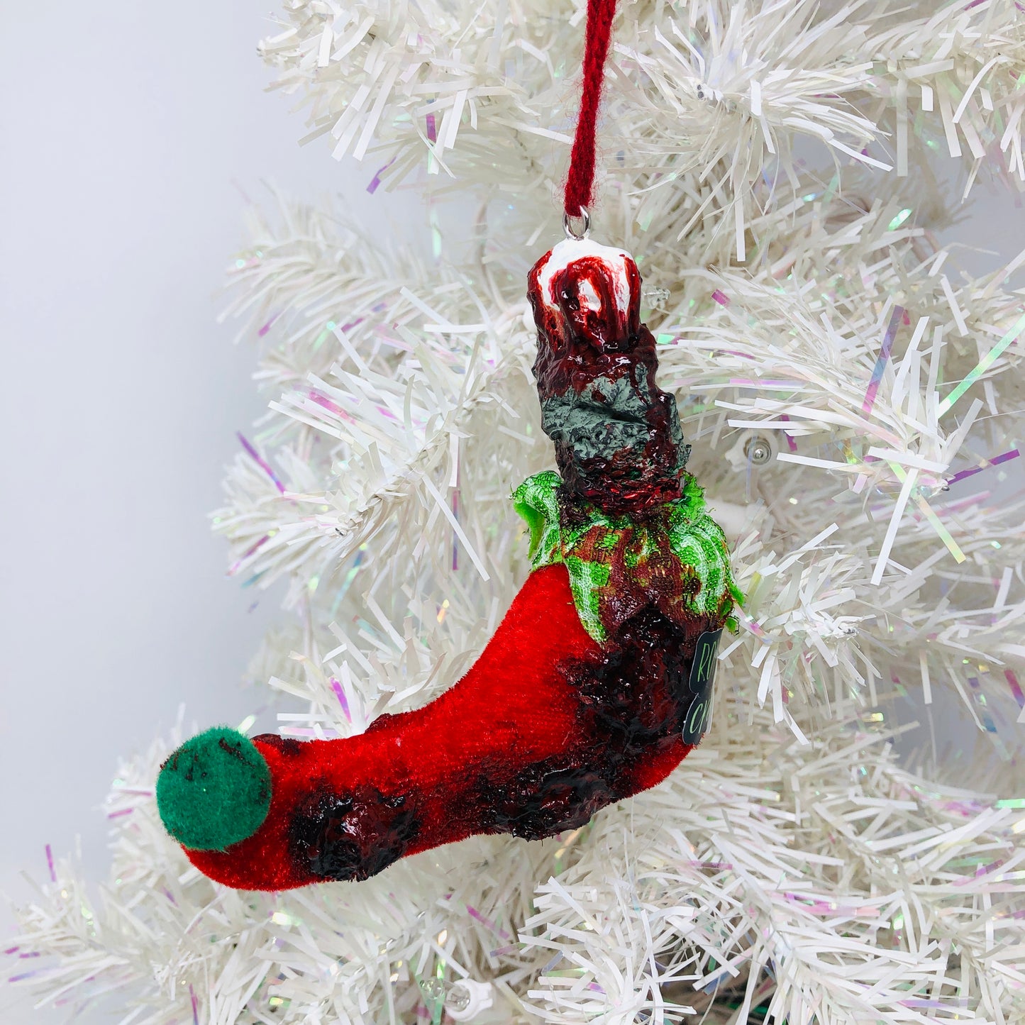 Lucky Elf Foot Creepy Ornament